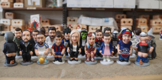 Els caganers de Lewandowski, Benzema, Zelenski o Feijóo arriben a les principals fires de Nadal